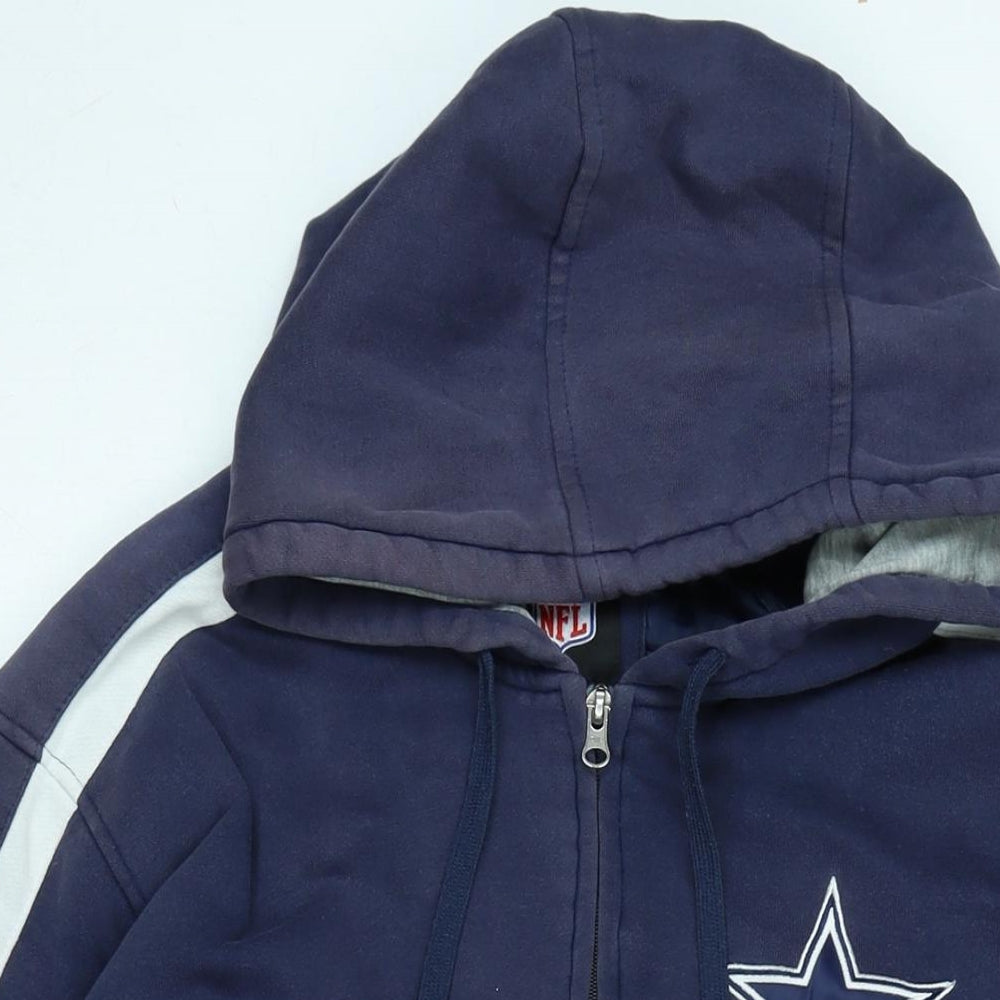 NFL Mens Blue Jacket Size XL Zip - Cowboys