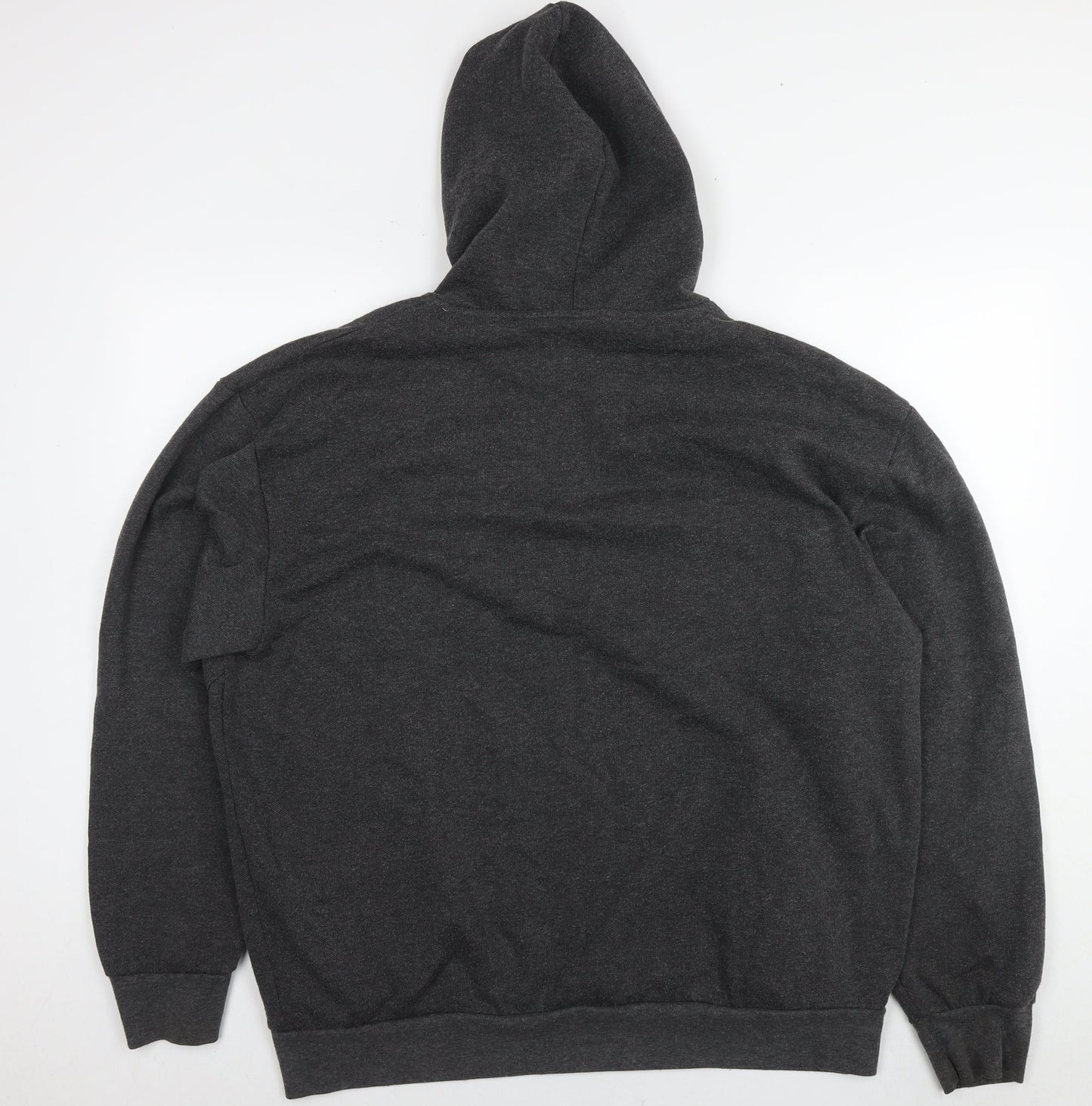 Slazenger Mens Grey Polyester Pullover Hoodie Size XL