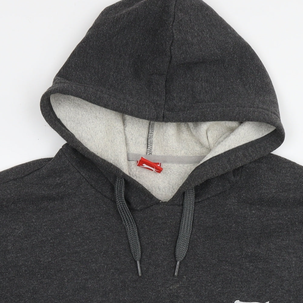 Slazenger Mens Grey Polyester Pullover Hoodie Size XL