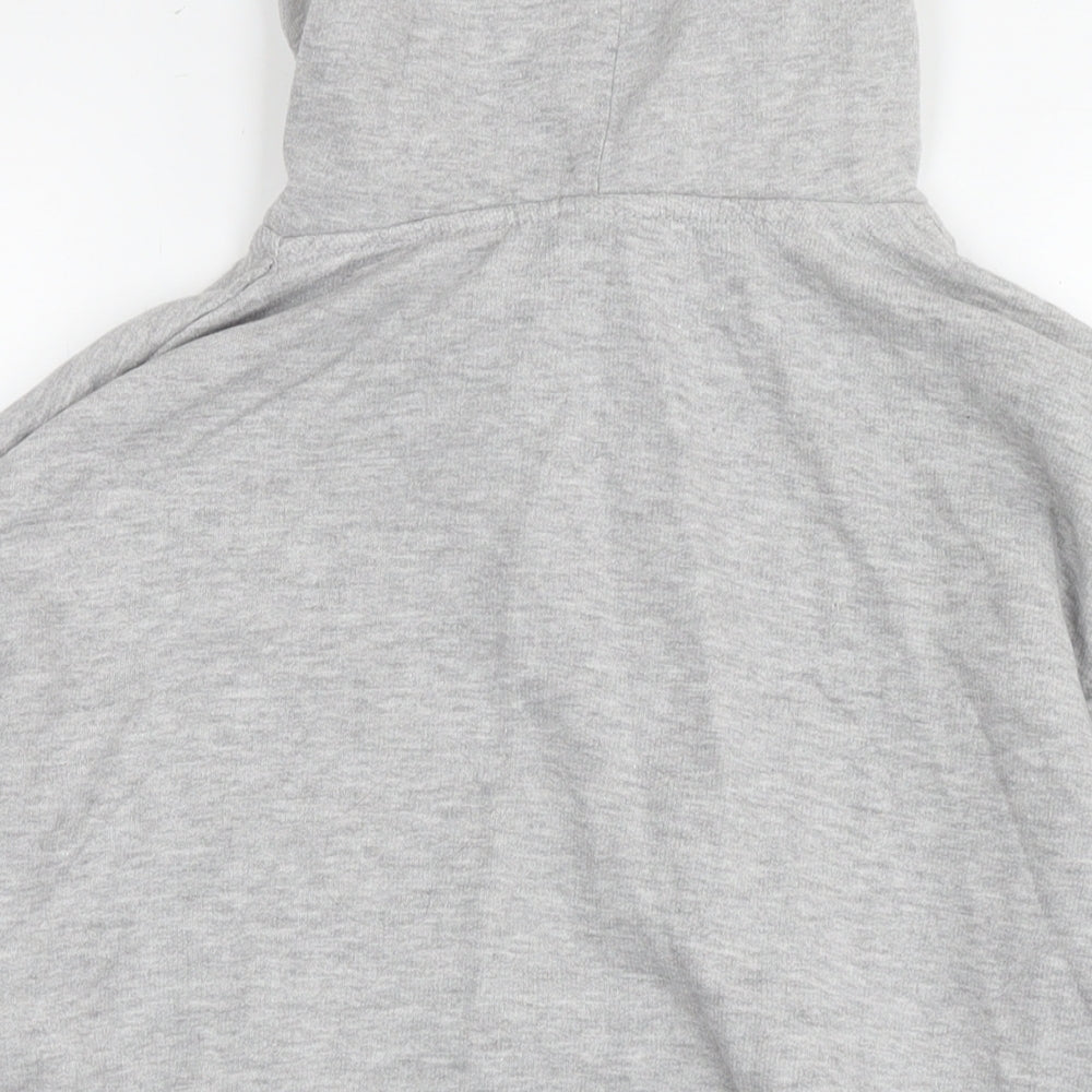 Donnay Womens Grey Cotton Pullover Hoodie Size S Pullover