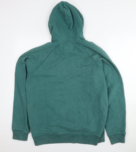 Jack Wills Mens Blue Cotton Pullover Hoodie Size M - Logo