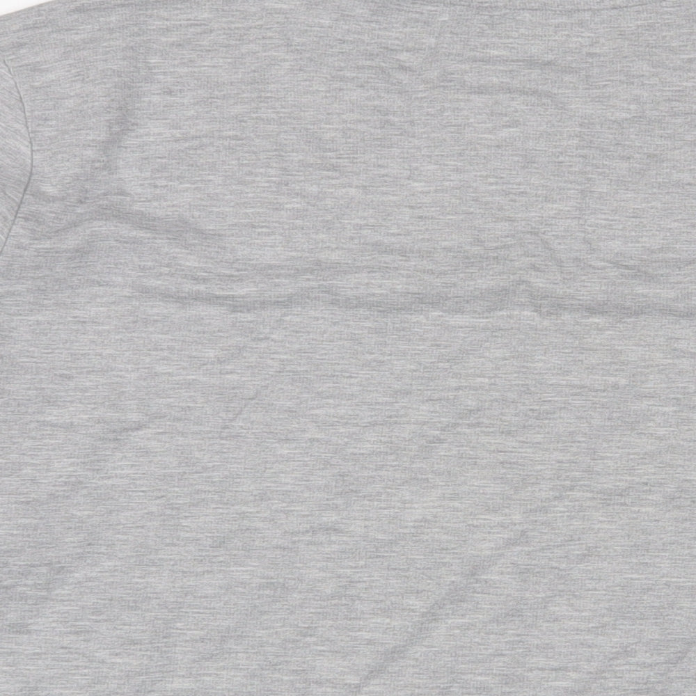 Brand and care label for Red Herring men’s grey cotton pullover sweatshirt, size XL