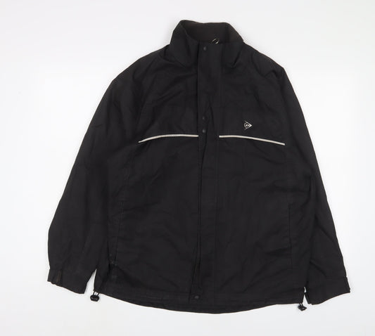 Dunlop Mens Black Jacket Size S Zip