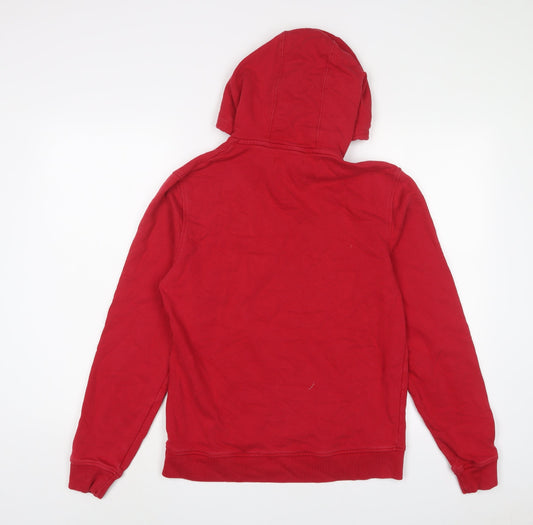 US Polo Assn. Mens Red Cotton Pullover Hoodie Size S