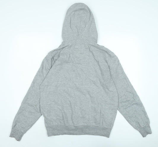 alcott Mens Grey Cotton Pullover Hoodie Size M - Alcott