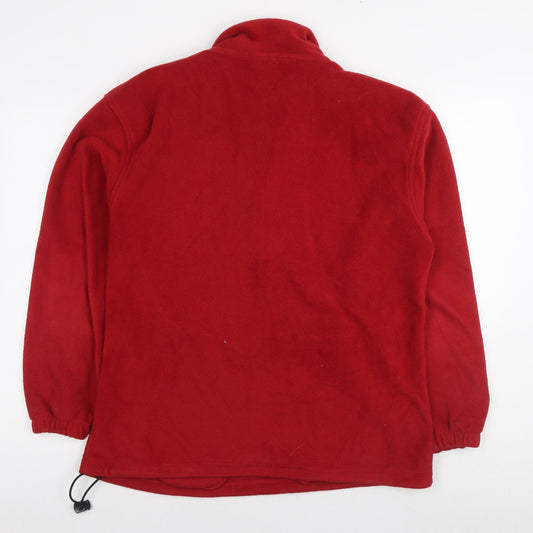 Screen Stars Mens Red Anorak Jacket Size M Zip