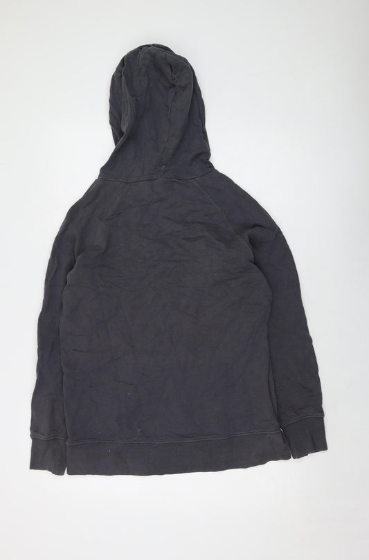 Pineapple Womens Grey Cotton Pullover Hoodie Size M Pullover