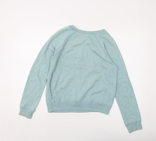 Hollister Womens Green Cotton Pullover Sweatshirt Size XS Pullover