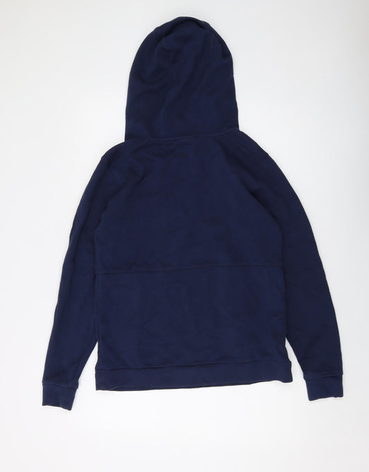 Umbro Womens Blue Cotton Pullover Hoodie Size 10 Pullover - Ireland