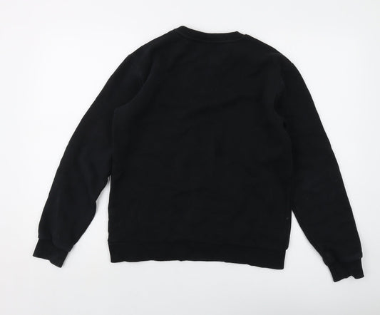 MP Womens Black Cotton Pullover Sweatshirt Size XS Pullover