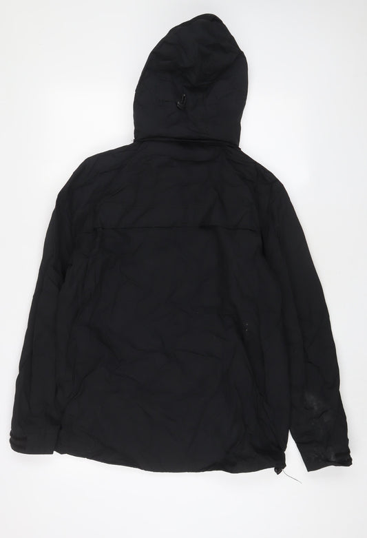 Mountain Life Mens Black Jacket Coat Size S Zip