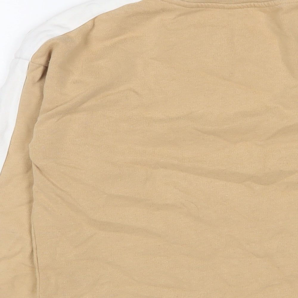 Jack Wills Womens Beige Cotton Pullover Sweatshirt Size 8 Pullover - Logo