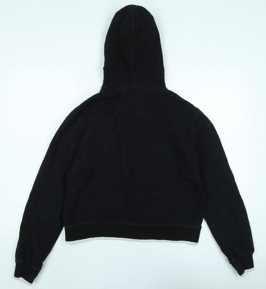 Jack Wills Womens Black Jacket Size 10 Zip - Jack Wills EST 22 Fore ST 1999