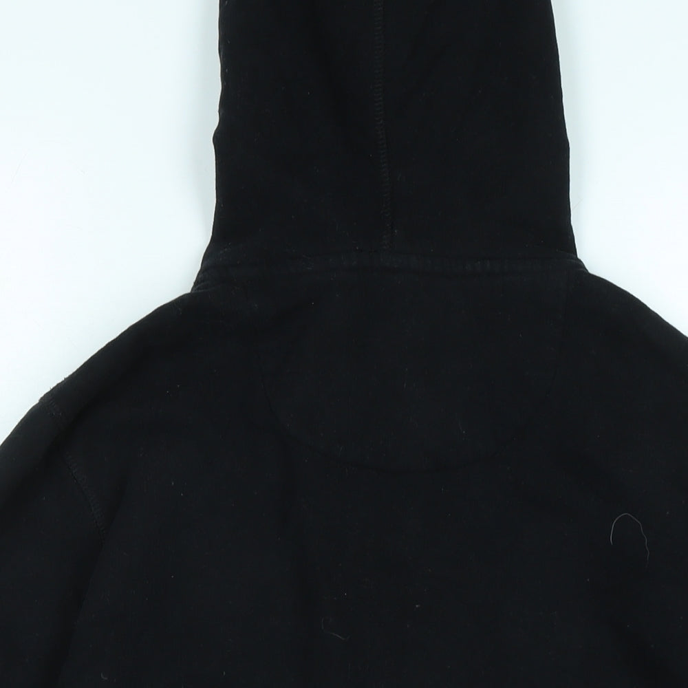 Jack Wills Womens Black Jacket Size 10 Zip - Jack Wills EST 22 Fore ST 1999