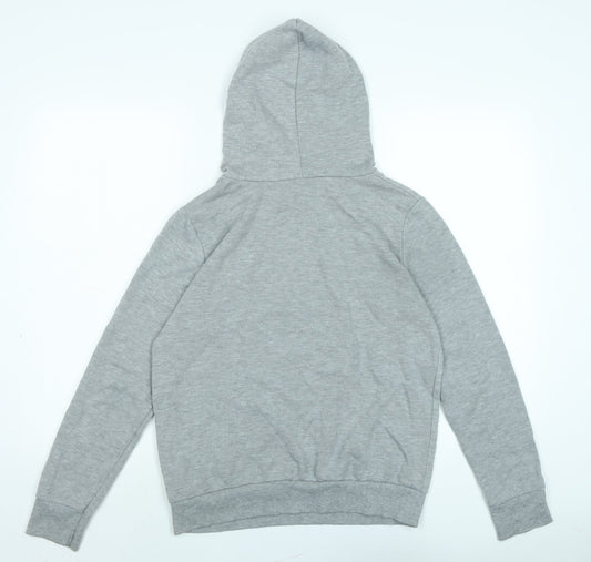 Disney Womens Grey Polyester Pullover Hoodie Size S - NOT TODAY