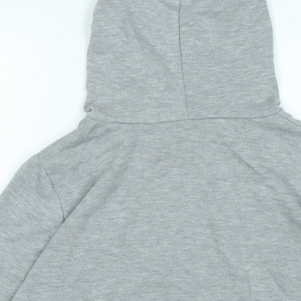 Disney Womens Grey Polyester Pullover Hoodie Size S - NOT TODAY