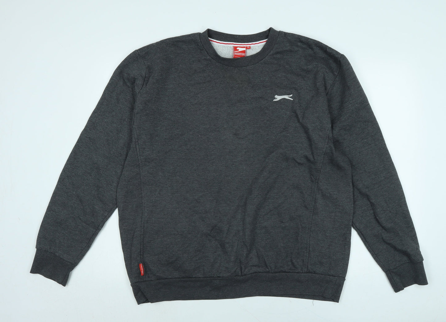 Slazenger Mens Green Polyester Pullover Sweatshirt Size XL - Logo