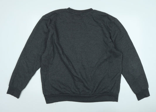 Slazenger Mens Green Polyester Pullover Sweatshirt Size XL - Logo