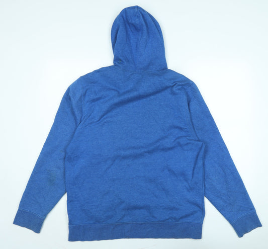 Disney Mens Blue Polyester Pullover Hoodie Size M - The grumpy Club