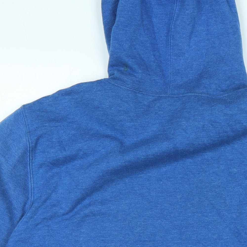 Disney Mens Blue Polyester Pullover Hoodie Size M - The grumpy Club