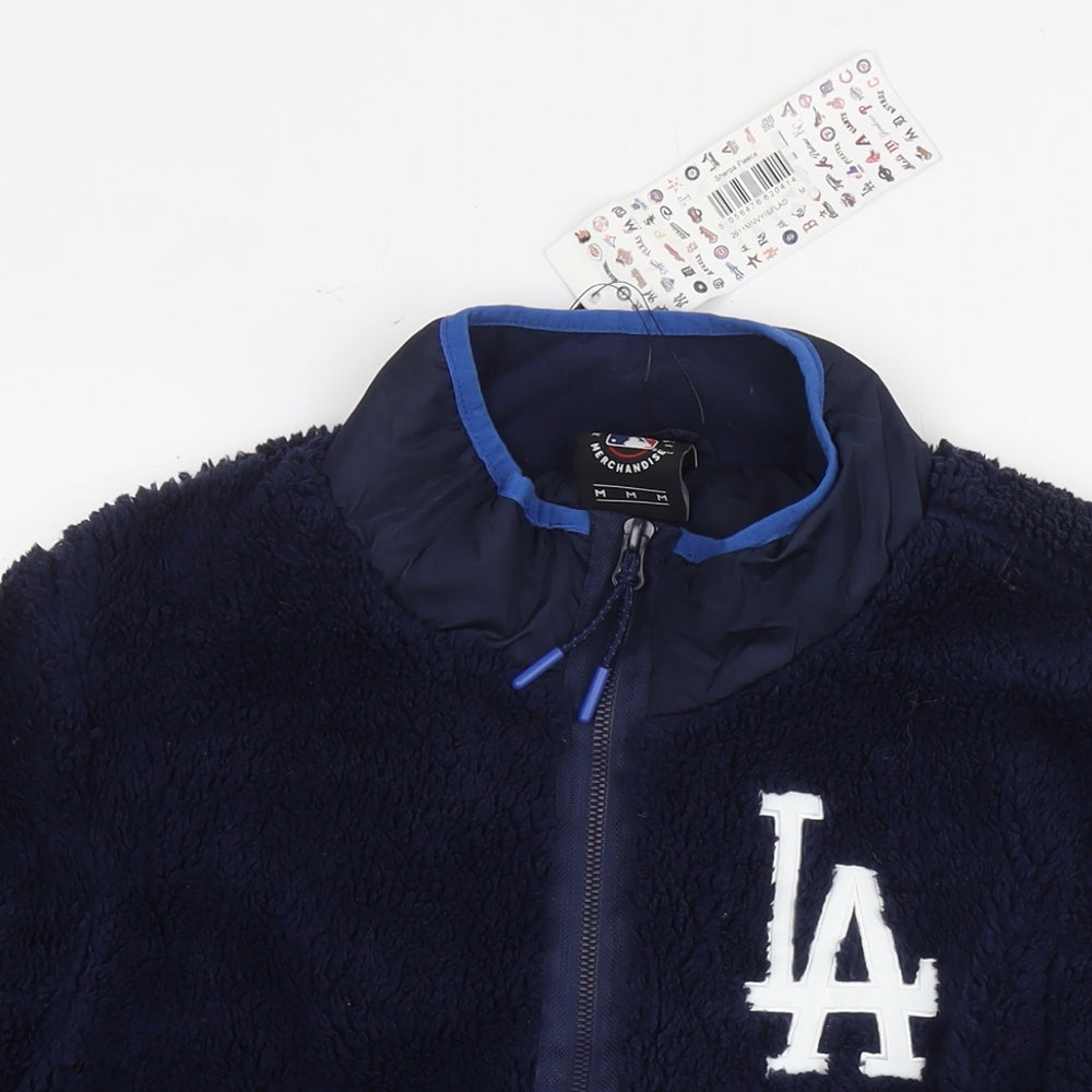Major League Baseball Womens Blue Jacket Size M Zip