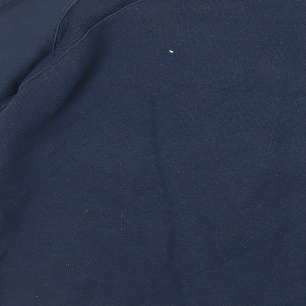 Lonsdale Mens Blue Cotton Pullover Sweatshirt Size 2XL - Logo Vintage