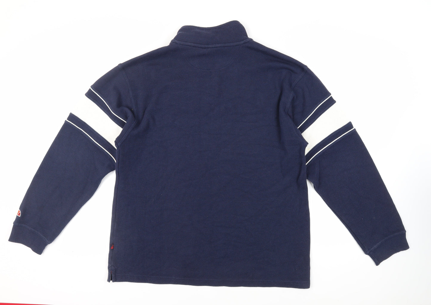 ellesse Mens Blue Cotton Pullover Sweatshirt Size L - Logo
