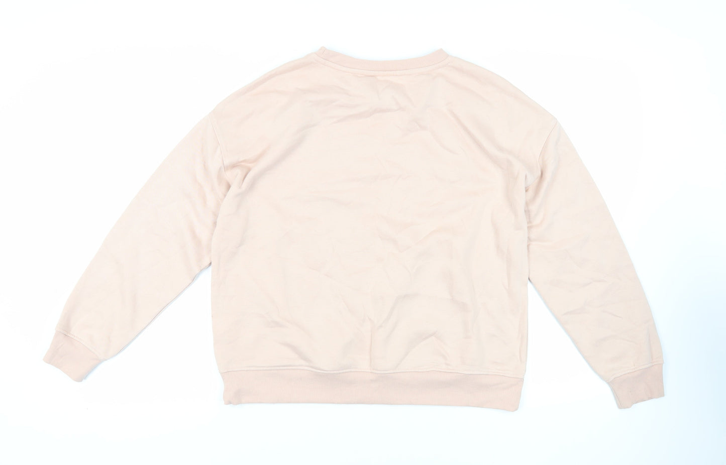 Disney Womens Pink Polyester Pullover Sweatshirt Size M Pullover - Minnie Mosue