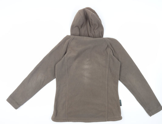 Mountain Life Womens Brown Jacket Size 10 Zip