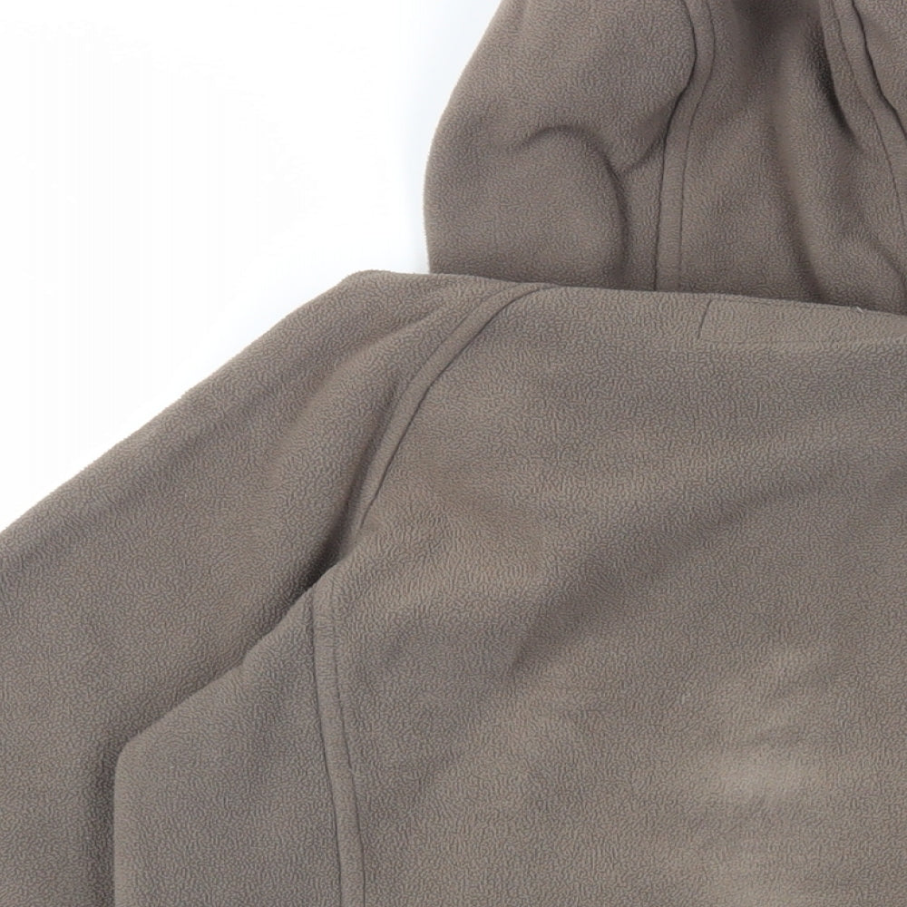 Mountain Life Womens Brown Jacket Size 10 Zip