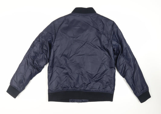 MUSIUM DIV. Mens Blue Jacket Size M Zip - Logo