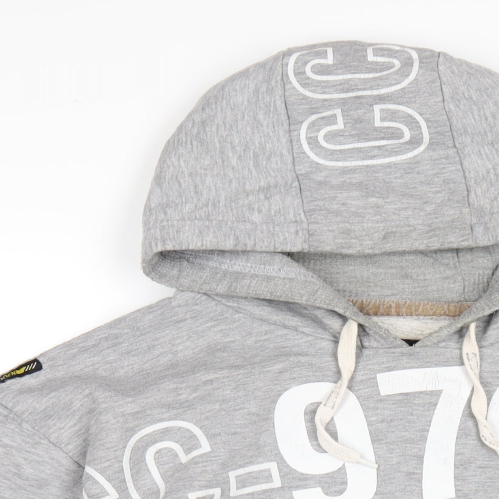 Super Coldcut Mens Grey Cotton Pullover Hoodie Size XL