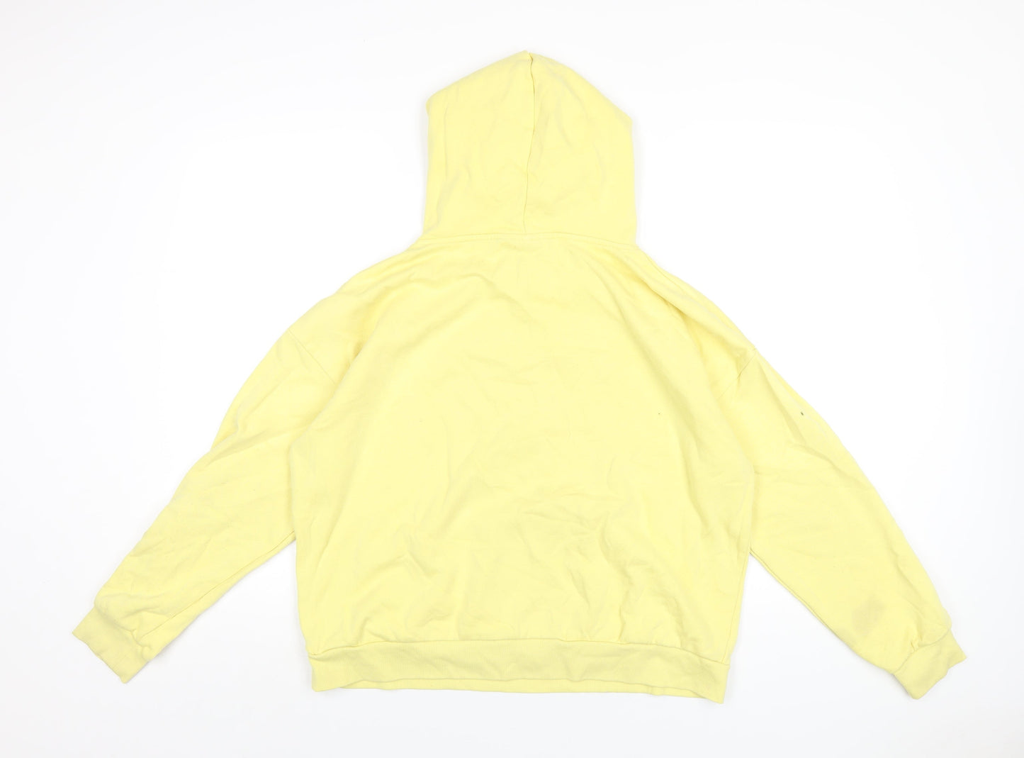 Disney Womens Yellow Cotton Pullover Hoodie Size 12 Pullover - Winnie the Pooh