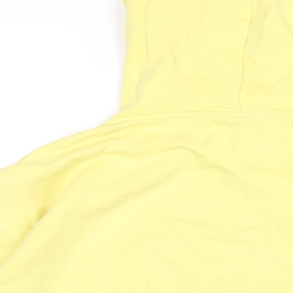 Disney Womens Yellow Cotton Pullover Hoodie Size 12 Pullover - Winnie the Pooh