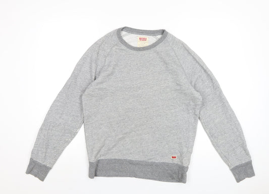 Levi's Mens Grey Cotton Pullover Sweatshirt Size S