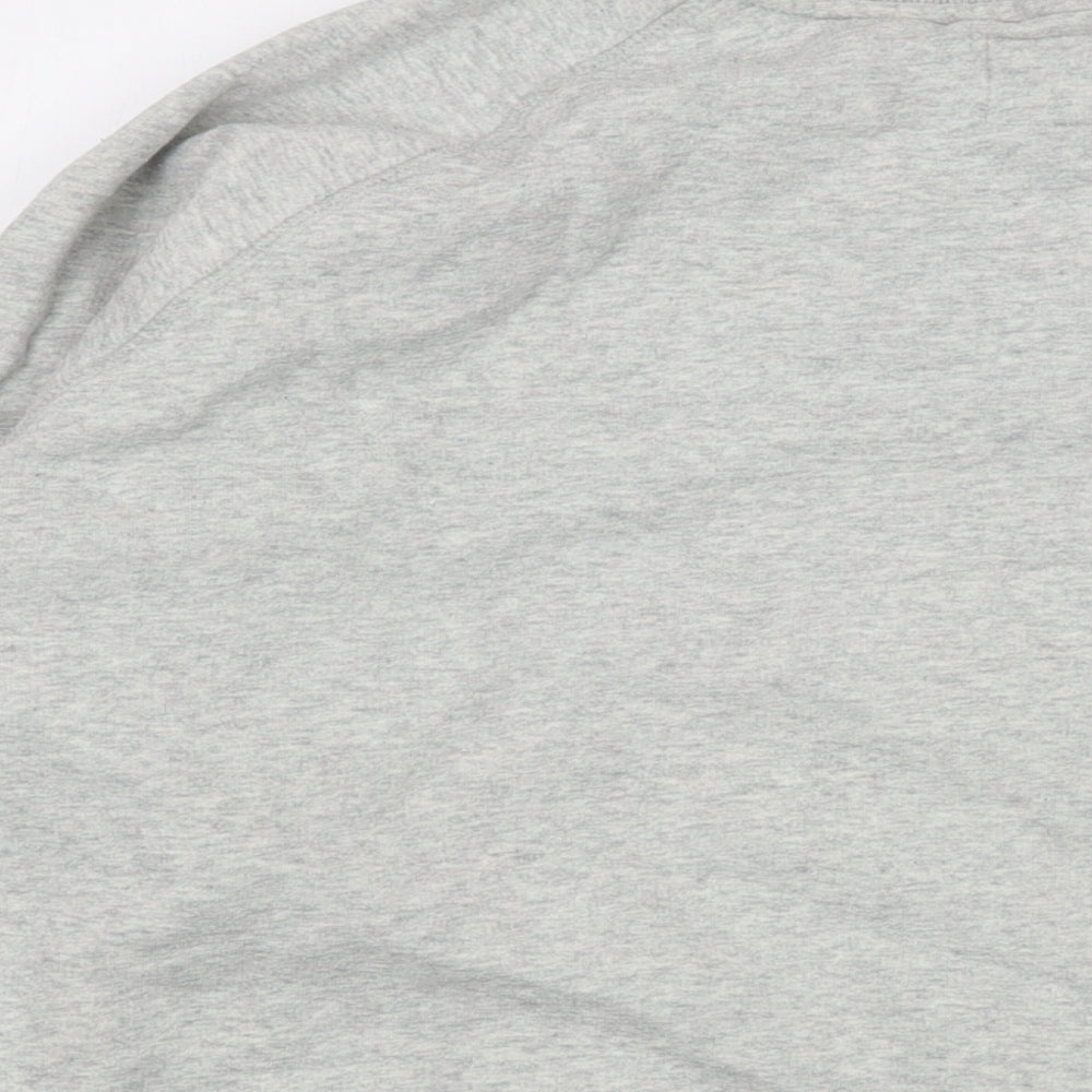 Jack Wills Womens Grey Cotton Pullover Sweatshirt Size 14 Pullover