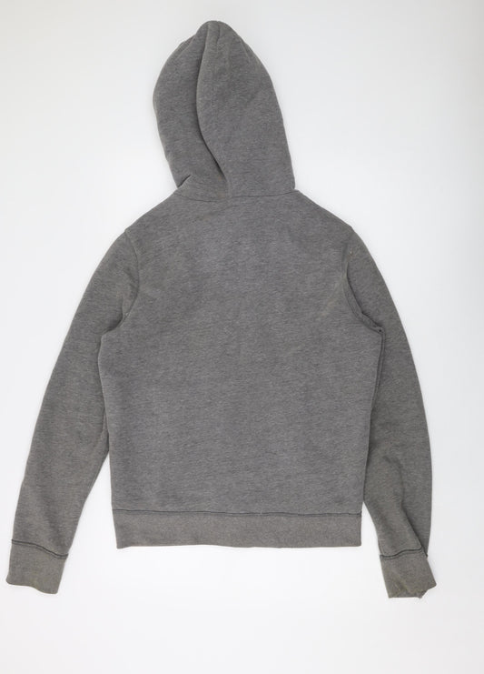 Hollister Mens Green Cotton Full Zip Hoodie Size M