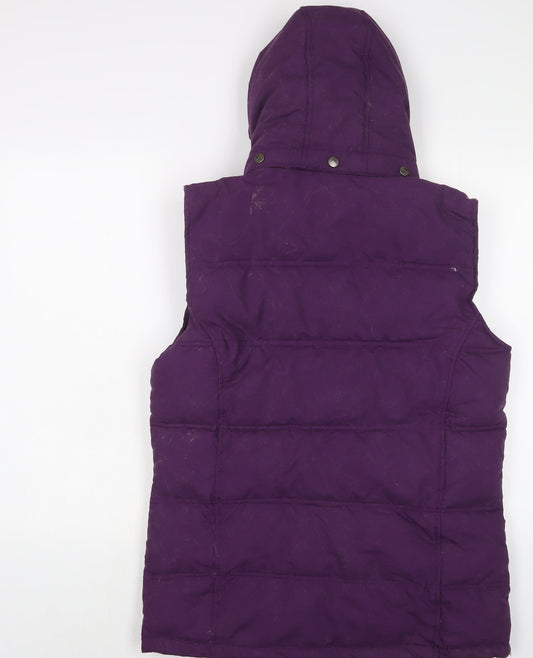 Champion Rye Womens Purple Gilet Jacket Size M Zip
