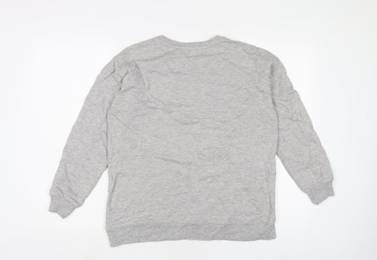 ASOS Womens Red Cotton Pullover Sweatshirt Size 10 Pullover