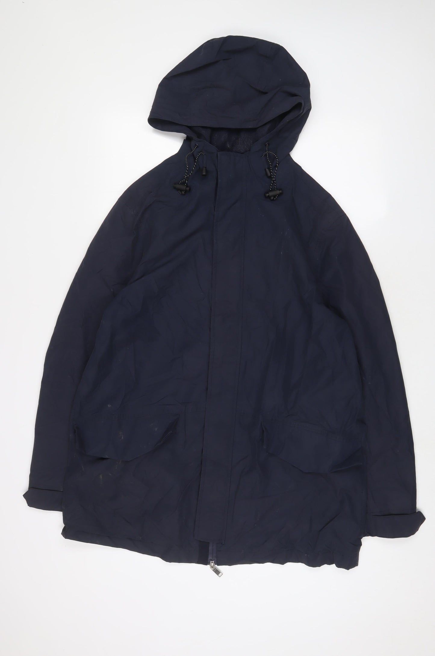 Racing Green Mens Blue Jacket Coat Size L Zip
