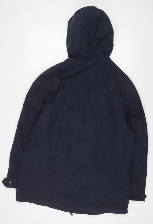 Racing Green Mens Blue Jacket Coat Size L Zip