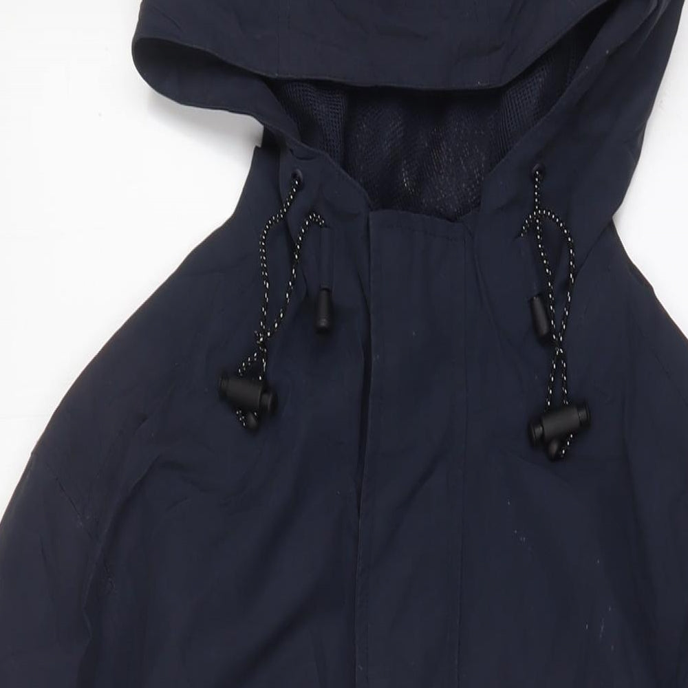 Racing Green Mens Blue Jacket Coat Size L Zip