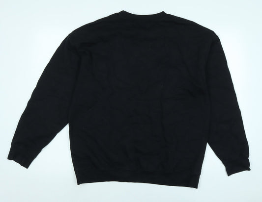 Ye Saint West Mens Black Polyester Pullover Sweatshirt Size L - Logo