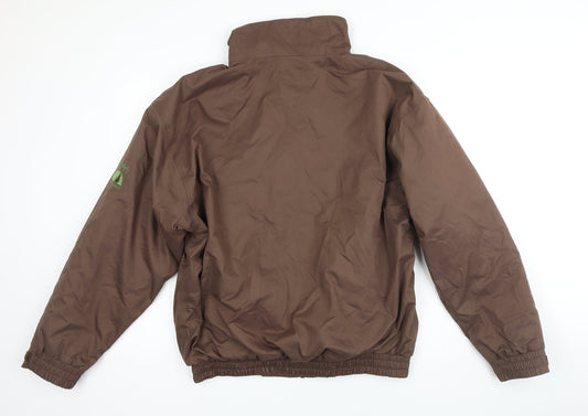 Jack Murphy Mens Brown Jacket Size L Zip