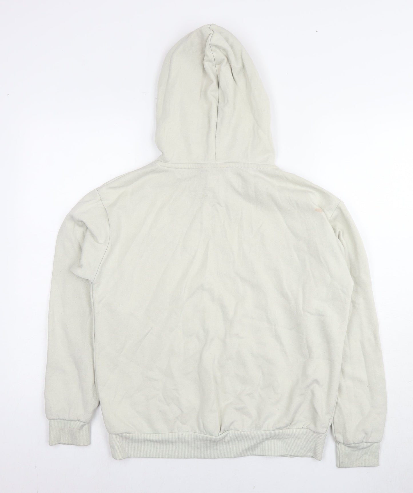 Disney Womens Beige Cotton Pullover Hoodie Size 10 Pullover - Size 10-12 Mickey Mouse