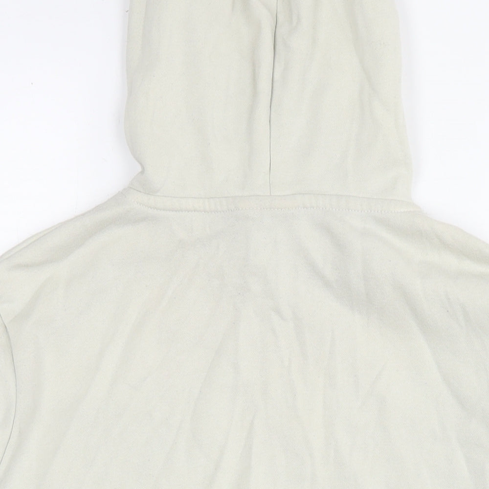 Disney Womens Beige Cotton Pullover Hoodie Size 10 Pullover - Size 10-12 Mickey Mouse