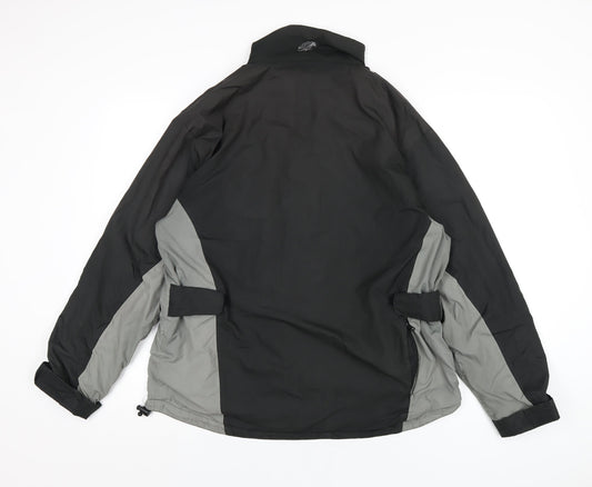 Man City Golf Mens Black Rain Coat Coat Size M Zip