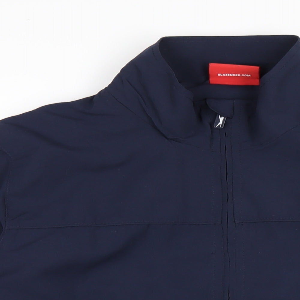 Slazenger Mens Blue Jacket Size S Zip