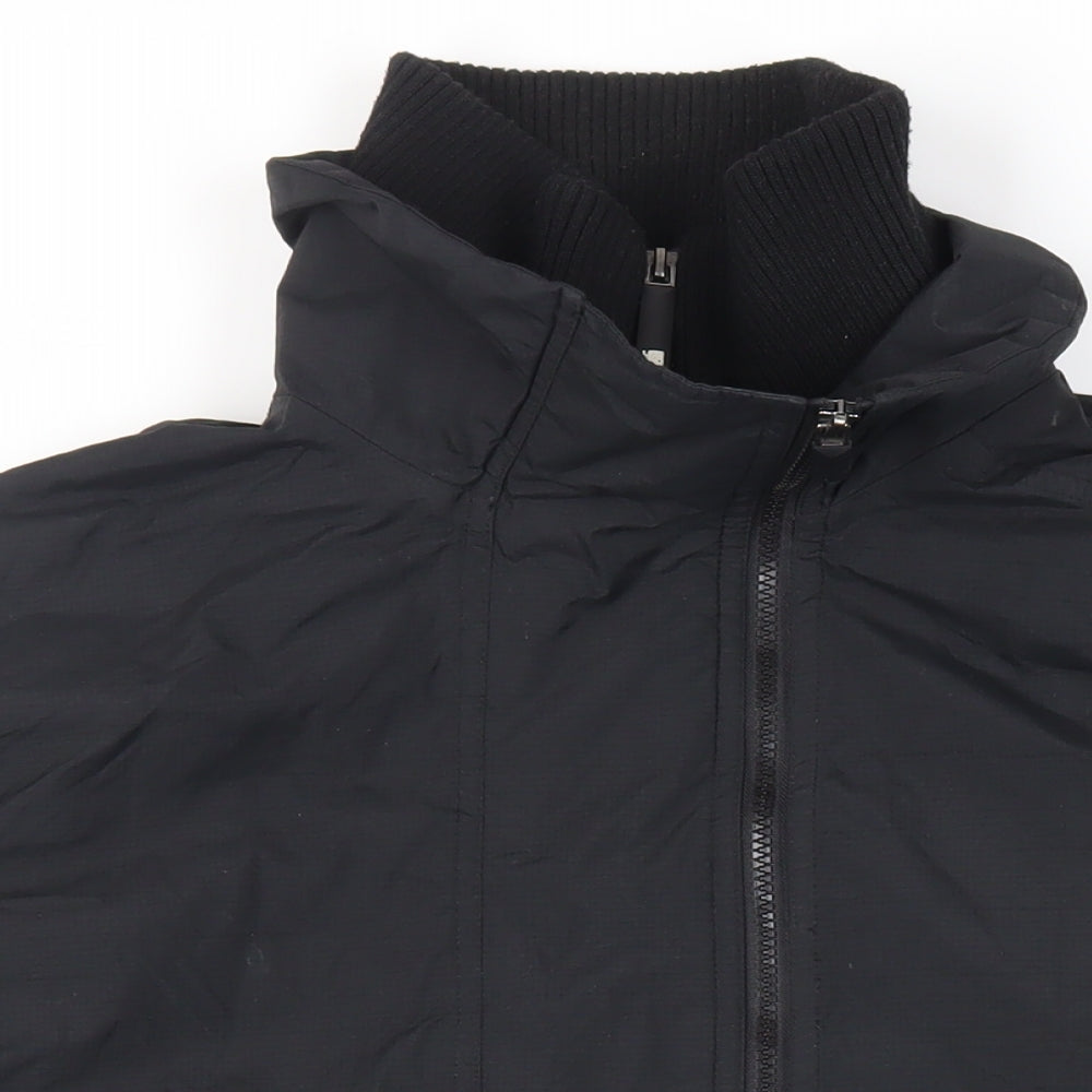 Lee Cooper Mens Black Jacket Size L Zip - Zipped Pockets