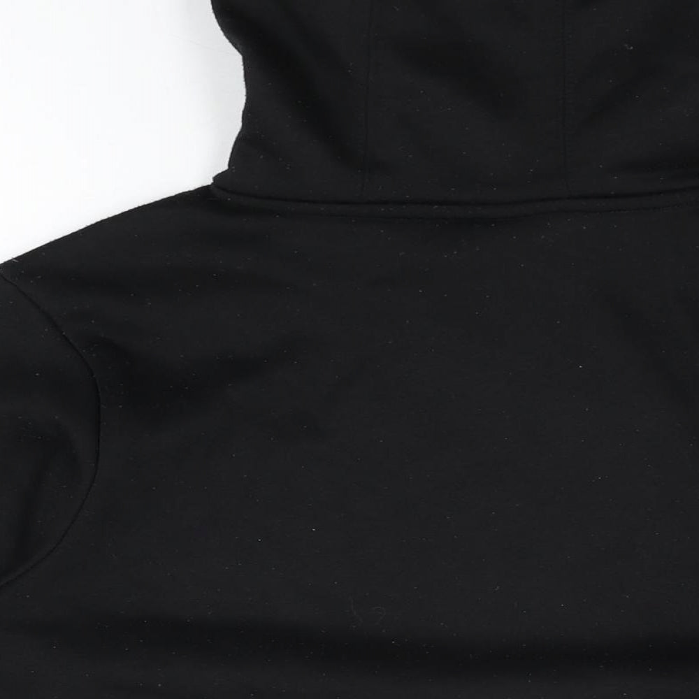 Slazenger Mens Black Cotton Pullover Hoodie Size S